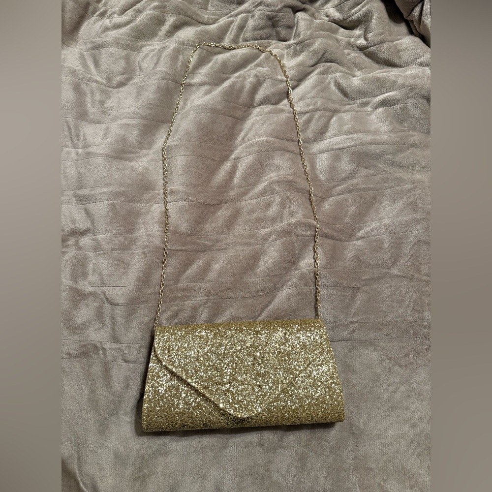 Gold crossbody